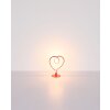 Amore Lampe à poser Luminaires Globo Lighting LED Rouge, 1 lumière