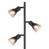 Satella Lampadaire Luminaires Globo Lighting Noir, 3 lumières