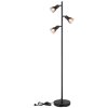 Satella Lampadaire Luminaires Globo Lighting Noir, 3 lumières