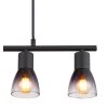 Satella Suspension Luminaires Globo Lighting Noir, 4 lumières