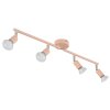 Matrix Plafonnier, Spot de plafond, Applique murale, Spot mural Luminaires Globo Lighting Rose, 4 lumières