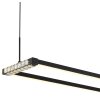 Mariella Suspension Luminaires Globo Lighting LED Noir, 1 lumière, Télécommandes