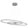 Spira Suspension Luminaires Globo Lighting LED Chrome, Argenté, 1 lumière