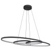 Spira Suspension Luminaires Globo Lighting LED Noir, 1 lumière