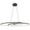 Spira Suspension Luminaires Globo Lighting LED Noir, 1 lumière