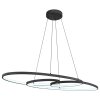 Spira Suspension Luminaires Globo Lighting LED Noir, 1 lumière