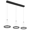 Grenvix Suspension Luminaires Globo Lighting LED Noir, 1 lumière