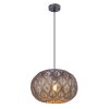 Solera Suspension Luminaires Globo Lighting Argenté, 1 lumière