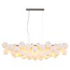 Udo Suspension Luminaires Globo Lighting Nickel mat, 6 lumières