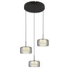 Fogsy Suspension Luminaires Globo Lighting LED Noir, 1 lumière