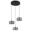 Fogsy Suspension Luminaires Globo Lighting LED Noir, 1 lumière