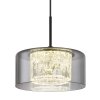 Fogsy Suspension Luminaires Globo Lighting LED Noir, 1 lumière