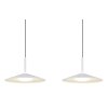 Lampone Suspension Luminaires Globo Lighting LED Blanc, 1 lumière