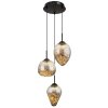 Firefly Suspension Luminaires Globo Lighting LED Noir, 1 lumière