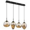 Firefly Suspension Luminaires Globo Lighting LED Noir, 1 lumière