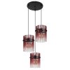 Gorley Suspension Luminaires Globo Lighting Noir, 3 lumières