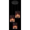 Gorley Suspension Luminaires Globo Lighting Noir, 3 lumières