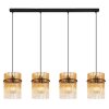 Gorley Suspension Luminaires Globo Lighting Noir, 4 lumières