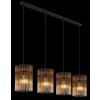 Gorley Suspension Luminaires Globo Lighting Noir, 4 lumières