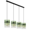 Gorley Suspension Luminaires Globo Lighting Noir, 4 lumières