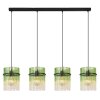 Gorley Suspension Luminaires Globo Lighting Noir, 4 lumières