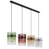 Gorley Suspension Luminaires Globo Lighting Noir, 4 lumières