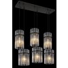 Gorley Suspension Luminaires Globo Lighting Noir, 6 lumières