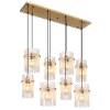 Gorley Suspension Luminaires Globo Lighting Or, 8 lumières