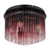 Gorley Plafonnier Luminaires Globo Lighting Chrome, Noir, 5 lumières