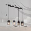 Scarfina Suspension Luminaires Globo Lighting Noir, 4 lumières