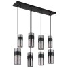 Scarfina Suspension Luminaires Globo Lighting Noir, 8 lumières