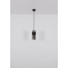 Scarfina Suspension Luminaires Globo Lighting Noir, 1 lumière