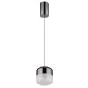 Cristallica Suspension Luminaires Globo Lighting LED Anthracite, 1 lumière