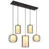 Lampigna Suspension Luminaires Globo Lighting LED Laiton, Noir, 1 lumière