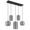 Lampigna Suspension Luminaires Globo Lighting LED Laiton, Noir, 1 lumière