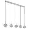 Aida Suspension Luminaires Globo Lighting LED Chrome, 1 lumière