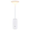 Quirin Lampe à poser Luminaires Globo Lighting LED Blanc, 1 lumière