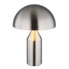 Lampe Champignon  Atoma Lampe à poser Luminaires Globo Lighting Nickel mat, 2 lumières