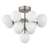 Grappy Plafonnier Luminaires Globo Lighting Nickel mat, 13 lumières