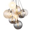 Ballgi Suspension Luminaires Globo Lighting Noir, 9 lumières