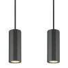 James Suspension Luminaires Globo Lighting Gris, 4 lumières