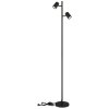 James Lampadaire Luminaires Globo Lighting Noir, 2 lumières