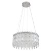 Klunka Suspension Luminaires Globo Lighting LED Chrome, 1 lumière, Télécommandes