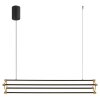 Kayson Suspension Luminaires Globo Lighting LED Noir, 1 lumière