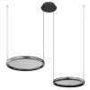 Briggs Suspension Luminaires Globo Lighting LED Noir, 1 lumière, Télécommandes