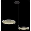 Briggs Suspension Luminaires Globo Lighting LED Noir, 1 lumière, Télécommandes