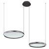 Briggs Suspension Luminaires Globo Lighting LED Noir, 1 lumière, Télécommandes