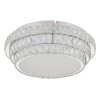 Klara Plafonnier Luminaires Globo Lighting LED Chrome, 1 lumière, Télécommandes