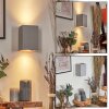 Rurup Luminaire Up & Down, Applique murale Gris, Argenté, 2 lumières