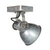 Gearmetal Applique murale, Spot mural Luminaires Steinhauer Argent Oxydé, 1 lumière